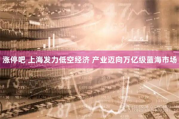 涨停吧 上海发力低空经济 产业迈向万亿级蓝海市场